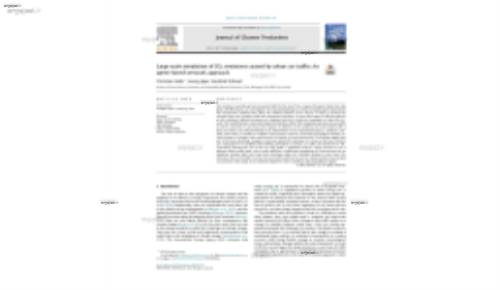 Large scale simulation of CO2 emissions caused by urban car traffic: An agent-based network approach